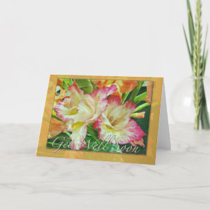 Gladiola S'en sortir bientôt Carte de voeux