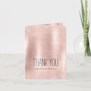 Glam Blush Rose Pailleté Merci