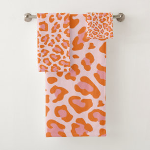 Glam Cheetah Imprimer Motif en orange et rose