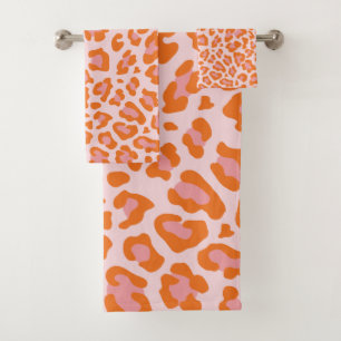 Glam Cheetah Imprimer Motif en orange et rose