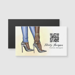 Glam Chic Zebra Mode QR Code
