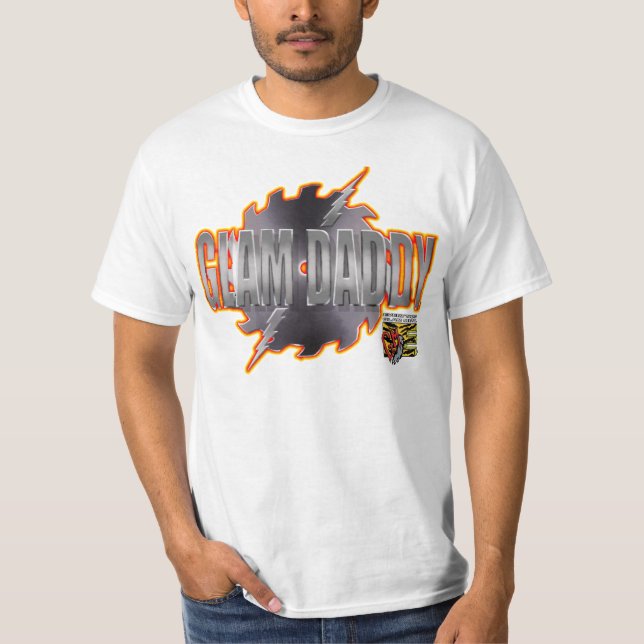 Glam Daddy T-Shirt (Blanc) (Devant)