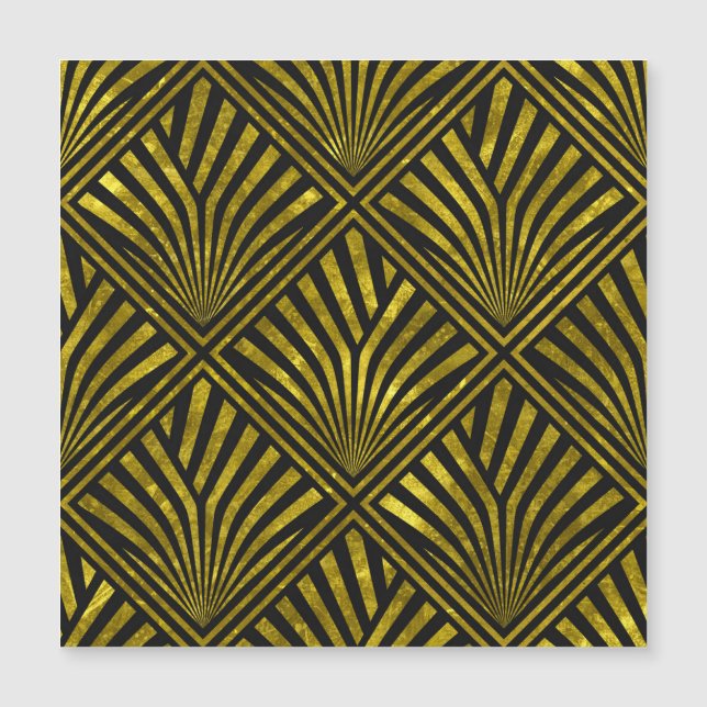 Glam de déco : Motif or et noir (Devant)