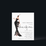 Glam Lady Invitation tendance Script 21ème anniver<br><div class="desc">Glam Lady Script tendance 21e fête d'anniversaire. Un prix économique PETIT 4, 5 po x 5, 6 po alternatif. Disponible dans un STOCK CARTE SEMI GLOSS 110 lb qui est l'option par défaut (recommandé pour les invitations, similaire à l'épaisseur d'une carte postale), OU un STOCK PAPIER THINNER SATIN FINISH 80...</div>