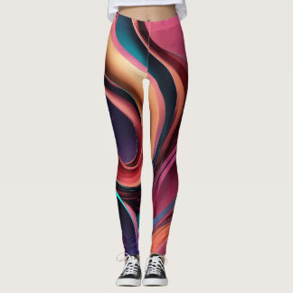 "Glam Leggings Abstraits : Elevate Your Style"