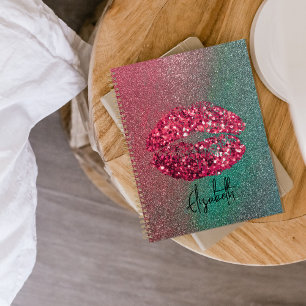 Glam moderne Rouge Glitter Kiss Lipstick Empreinte