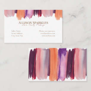 Glam Nail Polonais Art Manucure Salon Carte de vis