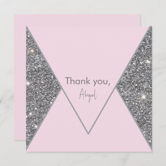 Glam Parties scintillant en argent et Fête des mar (Devant / Derrière)