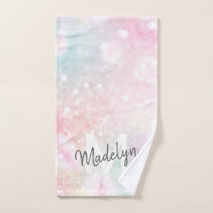 Glam Parties scintillant rose Pastel Motif fille