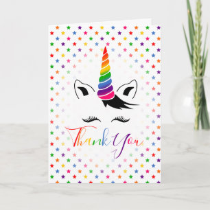Glam Rainbow Unicorn Merci