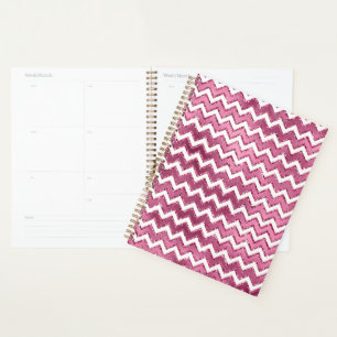 Glamme rose blanc Zigzag