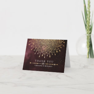 Glamor Deco Bourgogne Vintage mariage merci