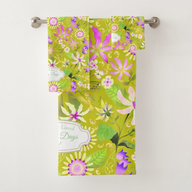 Glamor Floral Chic Green (En situation)
