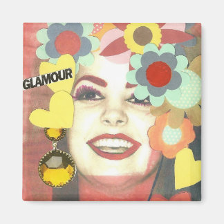 Glamor Girl Mixte Media Magnet