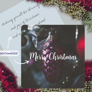 Glamour foncé Joyeux Noël