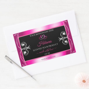 Glamour Giraud rose produit Étiquettes Diamants No