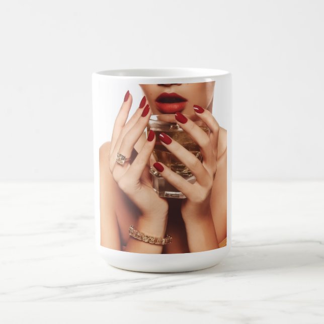 Glamour Sip : Mug en céramique à l'esthétique haut (Centre)