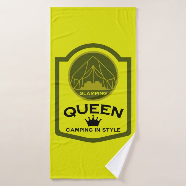 Glamping Queen Camping En Style (Serviette de bain)