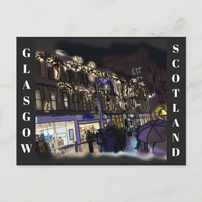 Glasgow scotland carte postale (Devant)