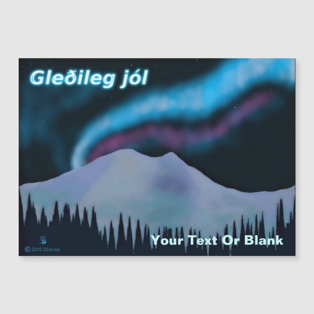 Gleðileg Jól - Blue Aurora (Devant)