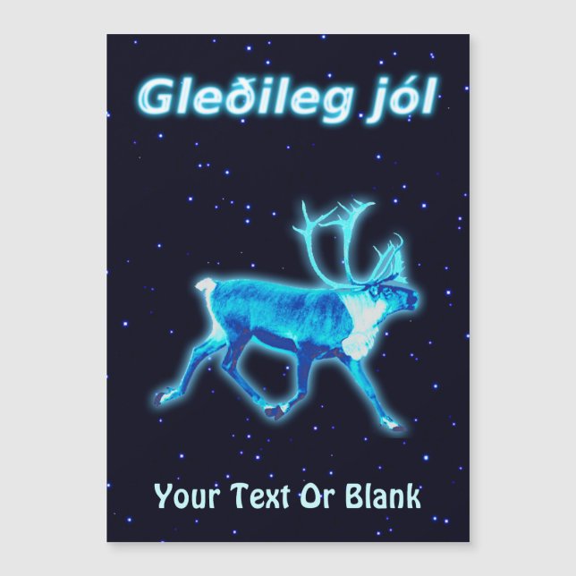 Gleðileg Jól - Caribou bleu (rennes) (Devant)