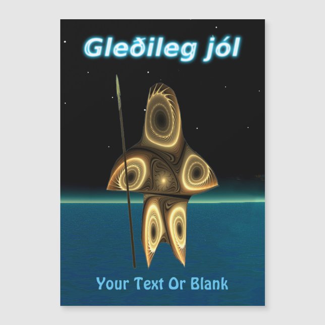 Gleðileg jól - Chasseur inuit fragile (Devant)