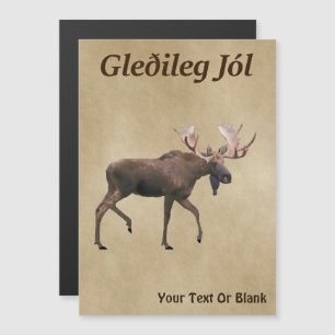 Gleðileg Jól - Oie Taupe Sur Ancien Papier