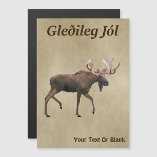 Gleðileg Jól - Orignal sur vieux papier
