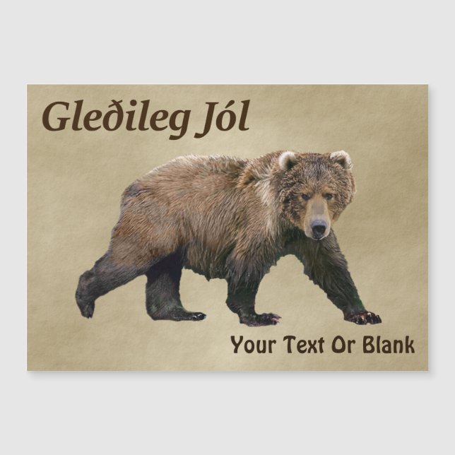 Gleðileg Jól - Ours de Kodiak (Devant)