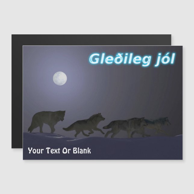 Gleðileg jól - Pack Wolf (Devant / Derrière)
