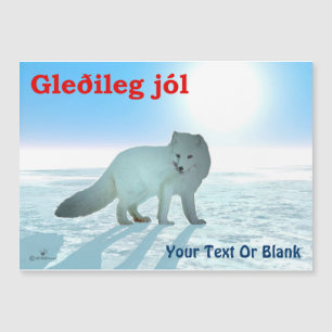 Gleðileg Jól - Renard arctique