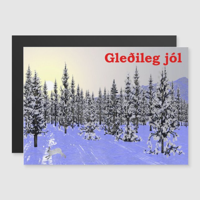Gleðileg Jól - Solstice d'hiver (Devant / Derrière)