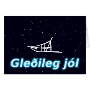 Gleðileg jól - traîneau à chiens