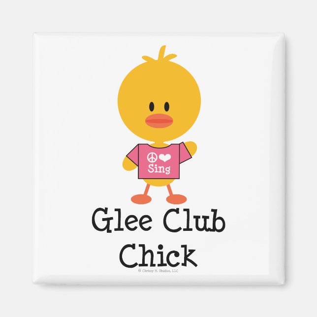 Glee Club Chick Magnet (Devant)