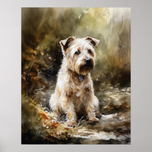 Glen Of Imaal Terrier Dog Art Imprimer Poster