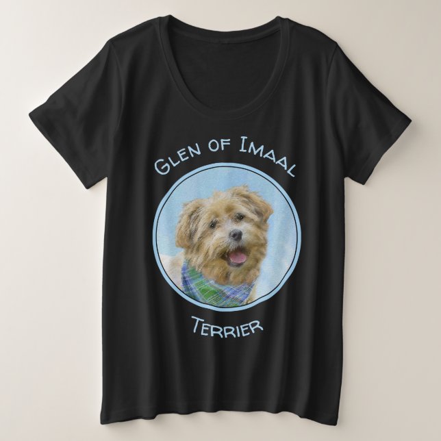 Glen of Imaal Terrier Peinture - Art original Chie (Design devant)