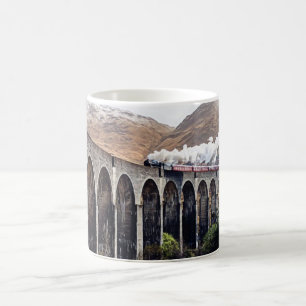 Glenfinnan viaduc train à vapeur tasse à café