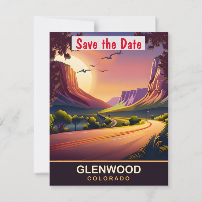 Glenwood Canyon, Colorado, Carte postale Voyage, (Devant)