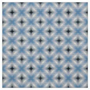 Glitch2 Ciel bleu turquoise carreau motif tissu