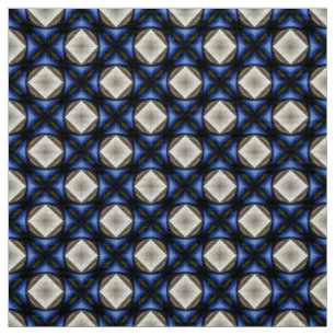 Glitch2 diamants de tissu bleu acier