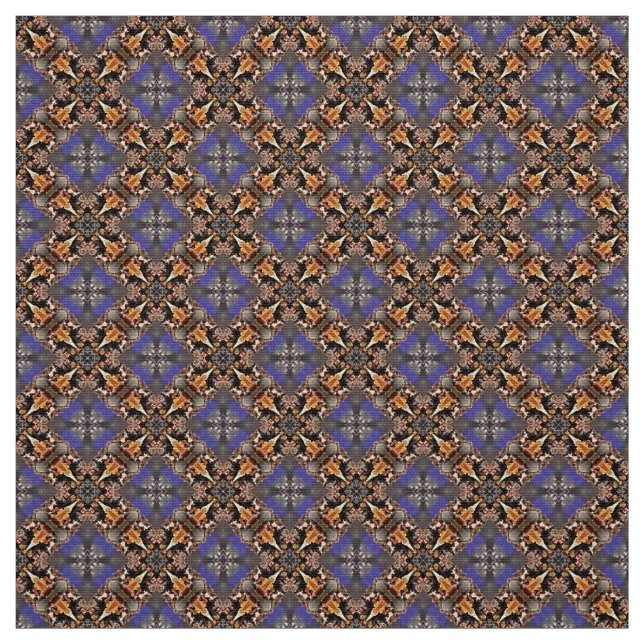 Glitch2 Meubles Brown Bleus Tissu (Échantillon)