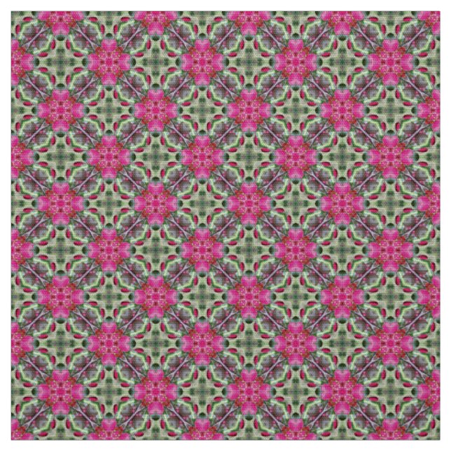 Glitch2 Pop star violet rouge tissu motif (Échantillon)