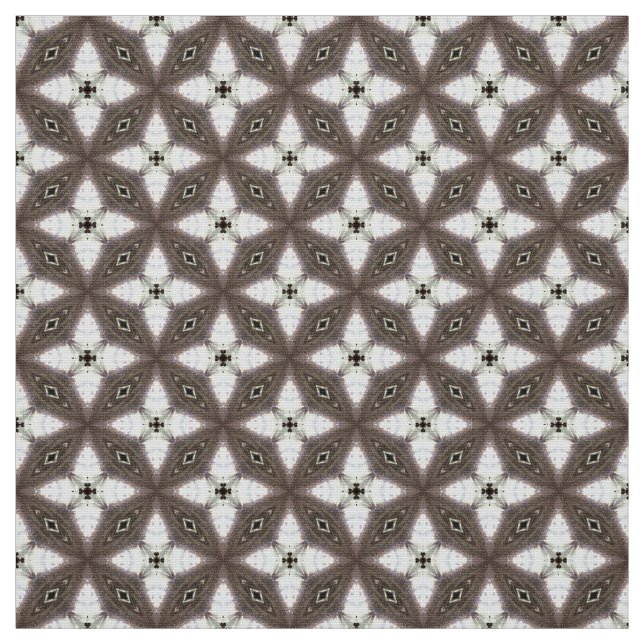 Glitch2 Tissu de meubles Brown blancs (Échantillon)