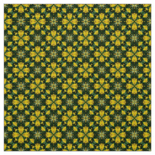 Glitch2 Tissu de mobilier jaune vert