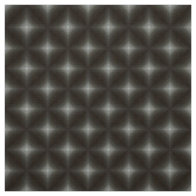 Glitch2 Tissu en diamant noir gris (Échantillon)