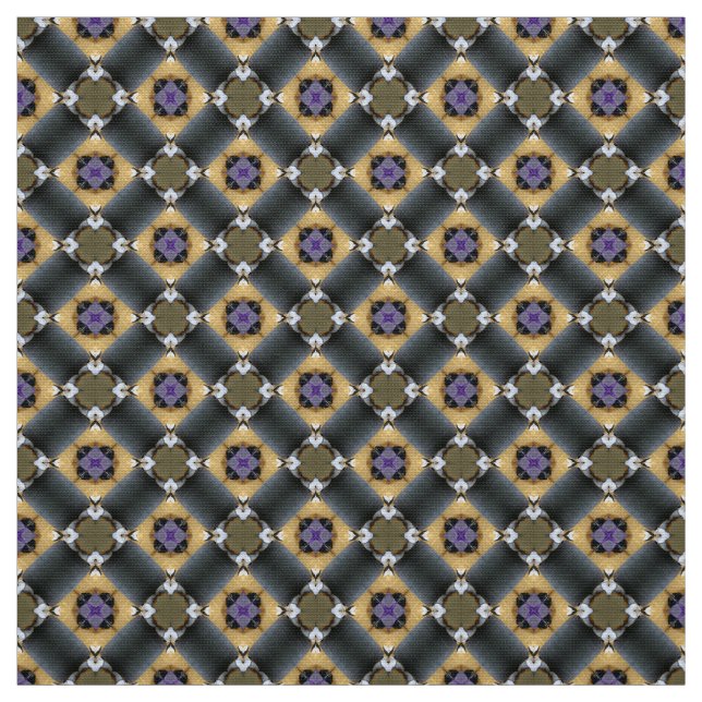 Glitch2 Tissu gris bleu (Échantillon)