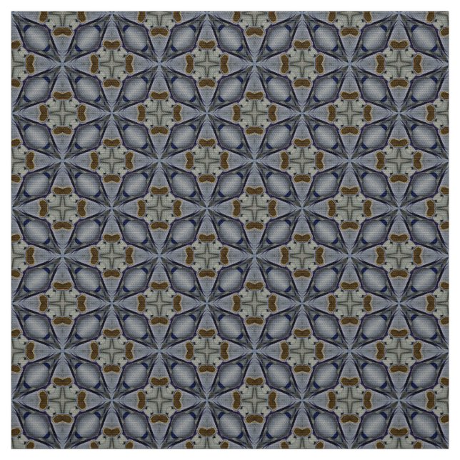 Glitch2 Tissu motif turquoise bleu nuit (Échantillon)