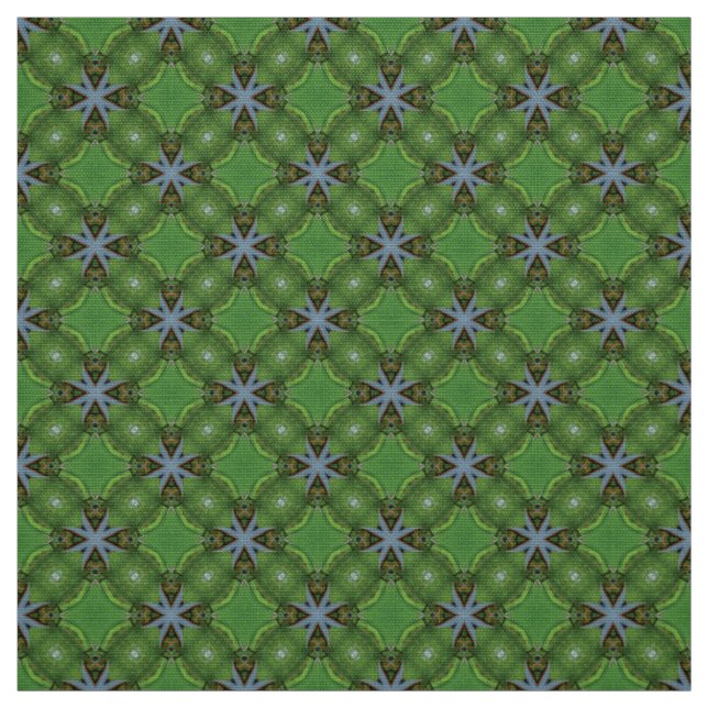 Glitch2 Tissu motif vert foncé Cyan (Échantillon)