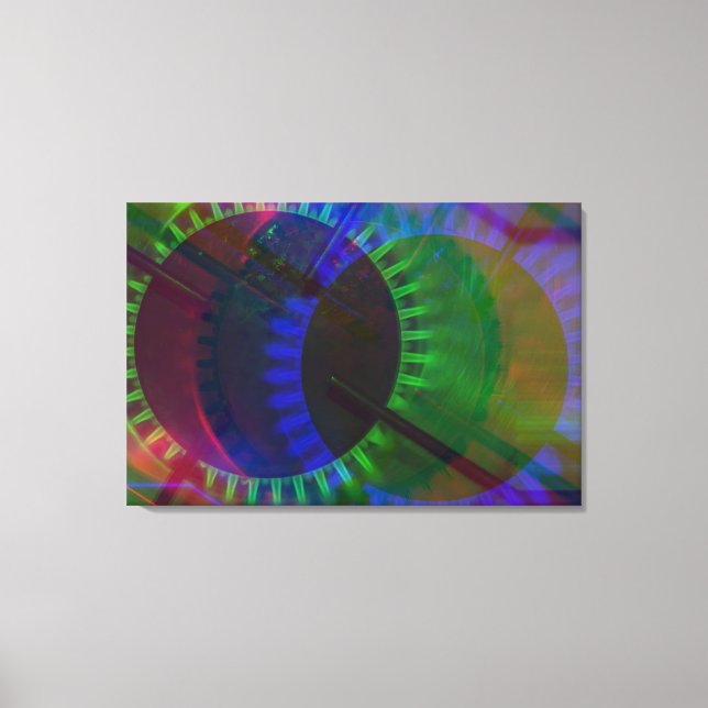 GLITCH ART sur plaque de gaz sur impression sur to (Recto)