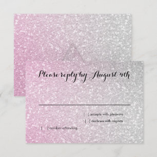 Glitterie Dégradé RSVP rose